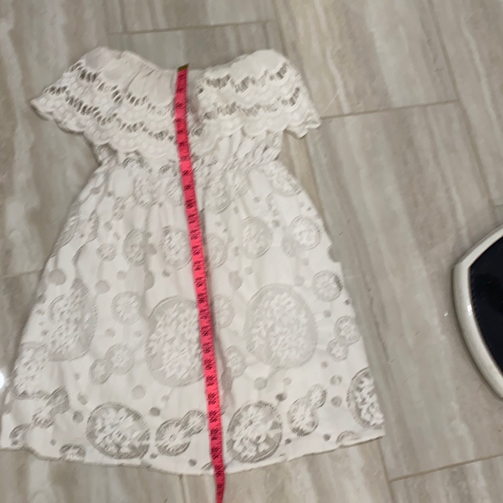 White Strapless dress or cover up